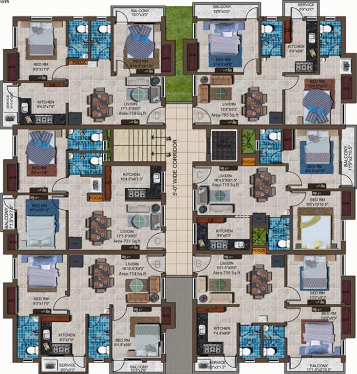  august Images for Cluster Plan of Vijay Raja August