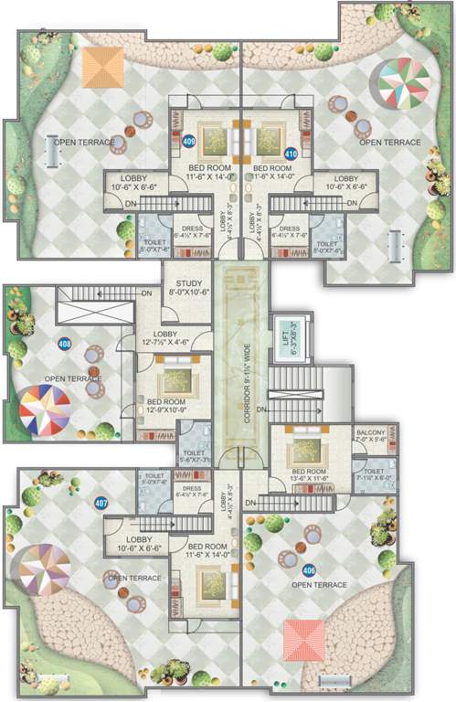  empire Images for Cluster Plan of Ashapurna Empire