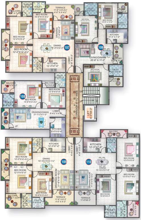 empire Images for Cluster Plan of Ashapurna Empire
