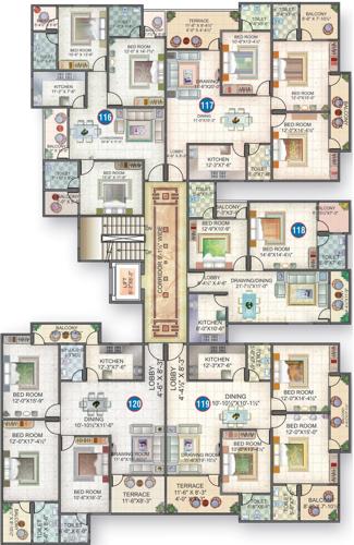  empire Images for Cluster Plan of Ashapurna Empire