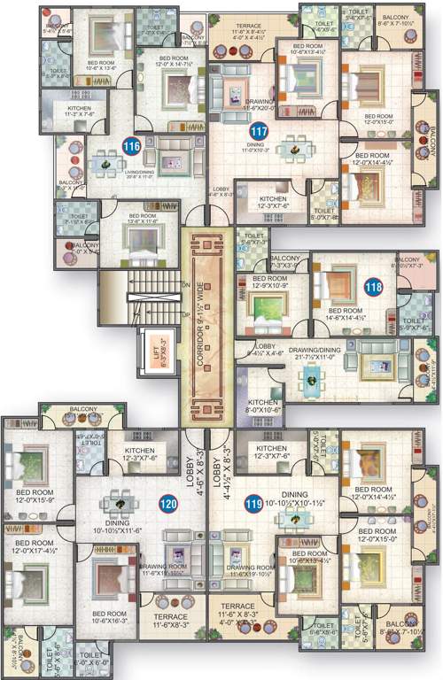  empire Images for Cluster Plan of Ashapurna Empire