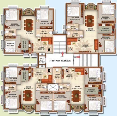  aashiyana Images for Cluster Plan of Aspira Aashiyana