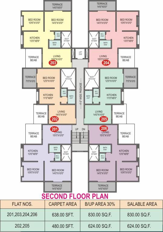  serena Serena Cluster Plan for 2nd Floor