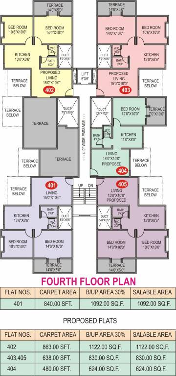  serena Serena Cluster Plan for 4th Floor