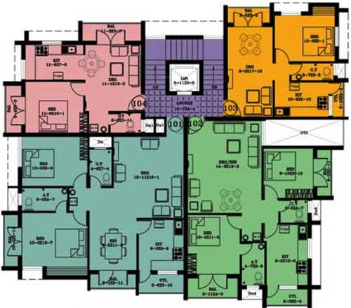 Images for Cluster Plan of Apoorva Anoosha Residency Images for Cluster Plan of Apoorva Anoosha Residency