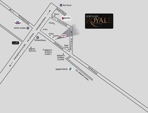 Images for Location Plan of Shroff Serenade Royale