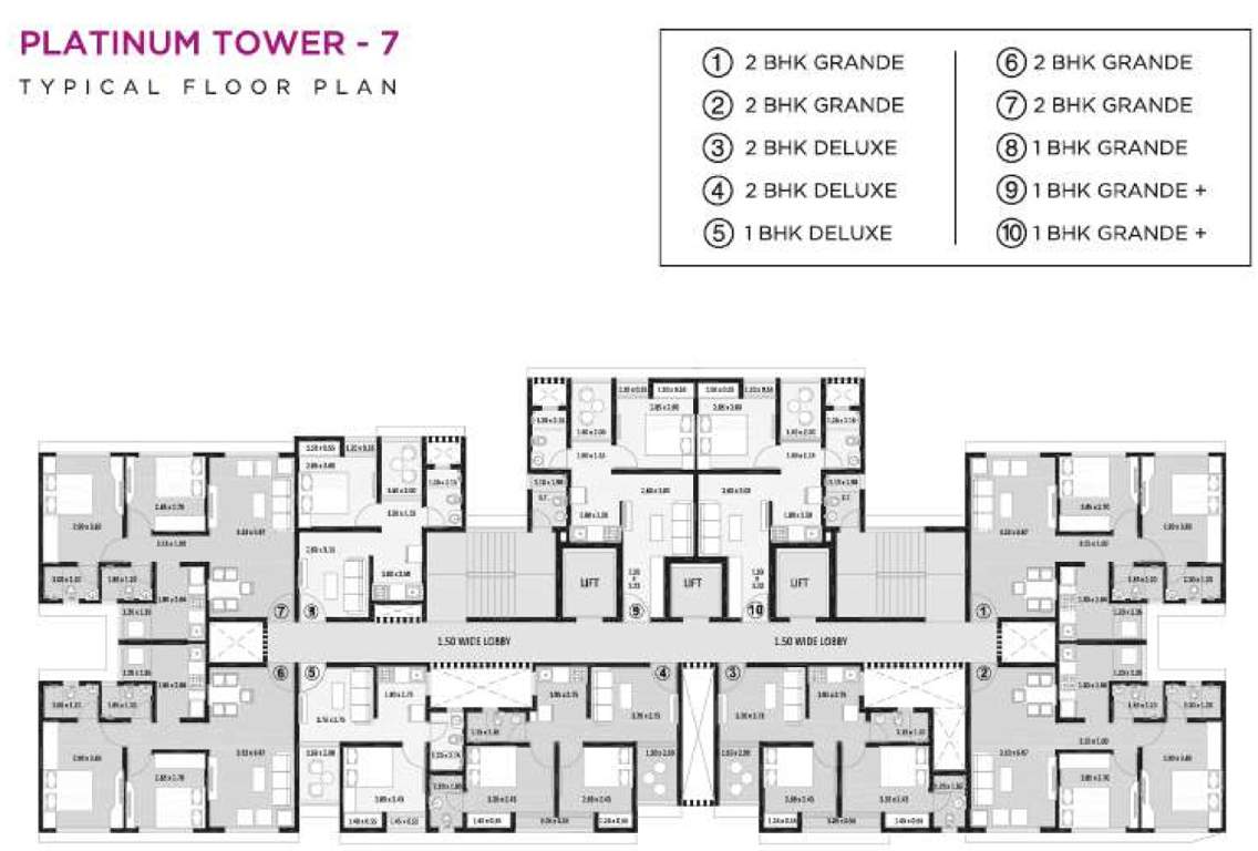  tower 7 Images for Cluster Plan of Platinum Tower 7