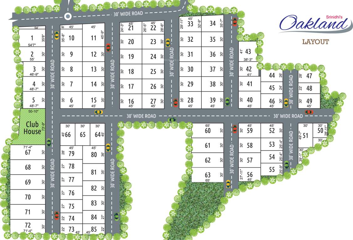 oakland Images for Layout Plan of Srinidhi Oakland