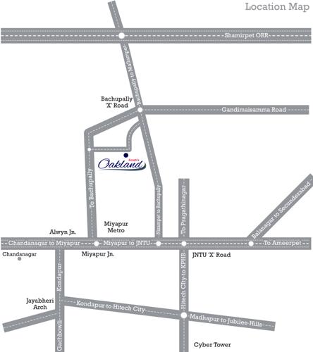 Images for Location Plan of Srinidhi Oakland oakland Images for Location Plan of Srinidhi Oakland