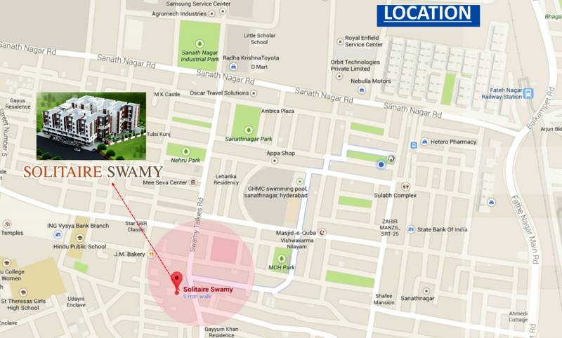Images for Location Plan of Technopolis Solitaire Swamy