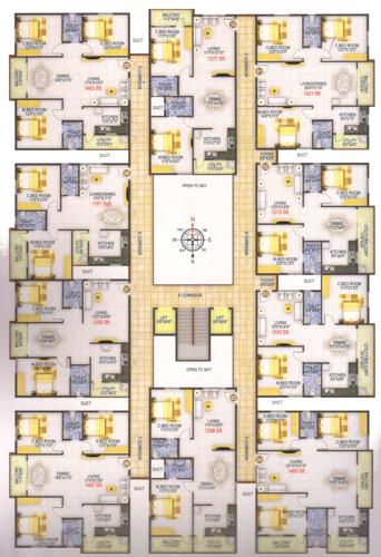 Images for Cluster Plan of Vandana Celesta celesta Images for Cluster Plan of Vandana Celesta