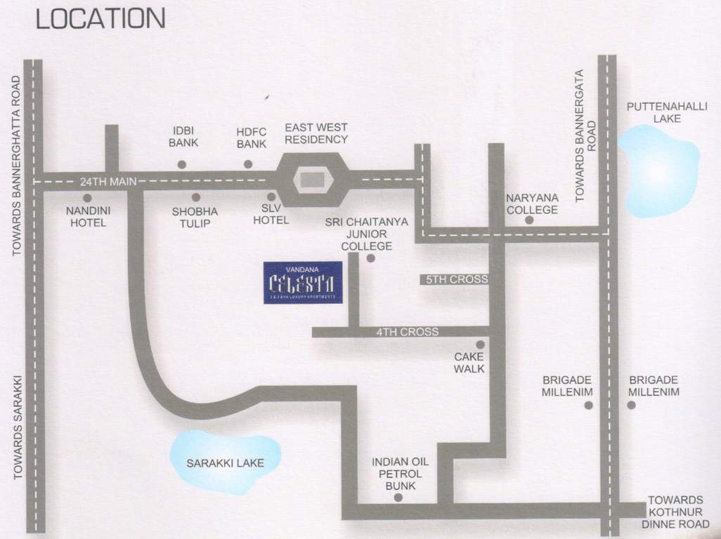  celesta Images for Location Plan of Vandana Celesta