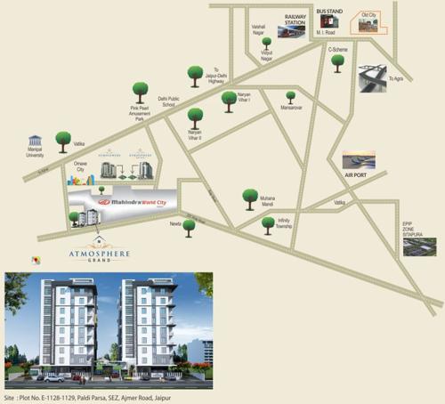 Images for Location Plan of Samanvay Atmosphere Grand