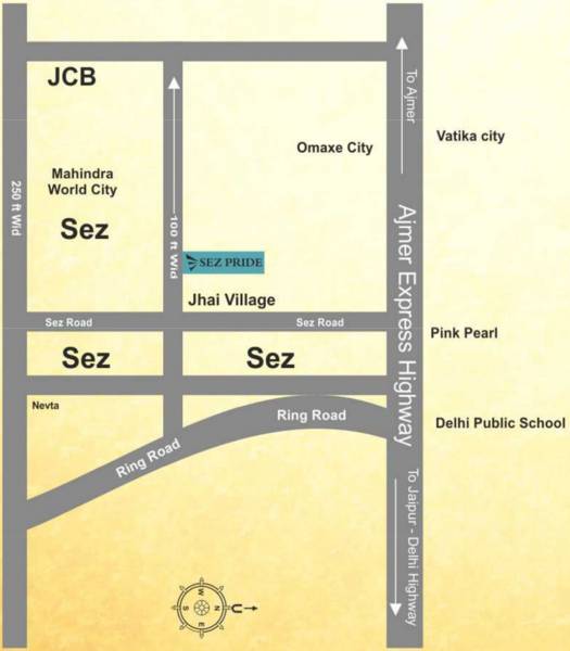 Images for Location Plan of Unimaxe Sez Pride