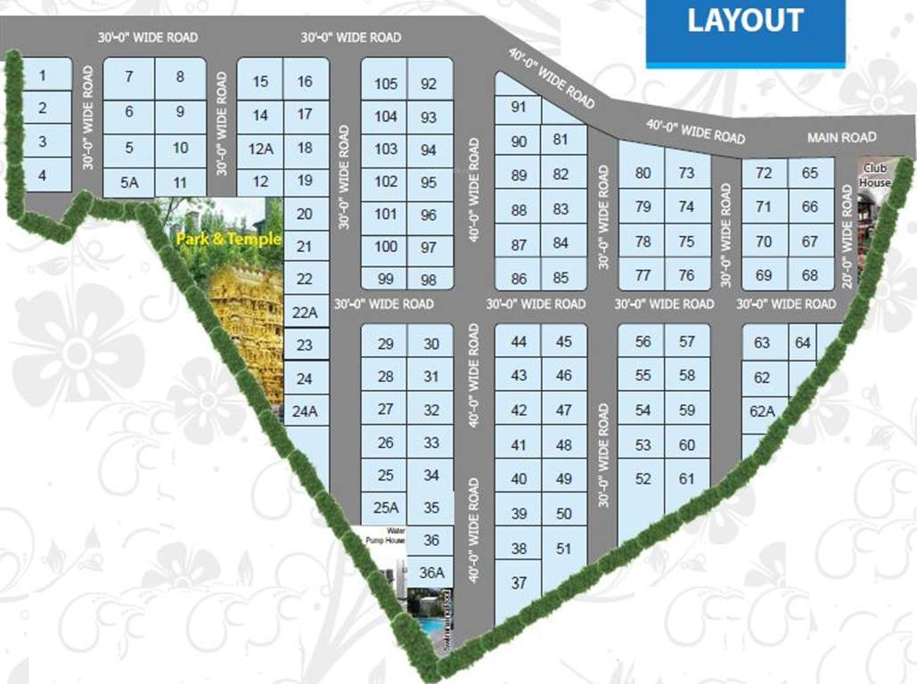 Images for Layout Plan of Ravella Srinivasa Lake View Villas