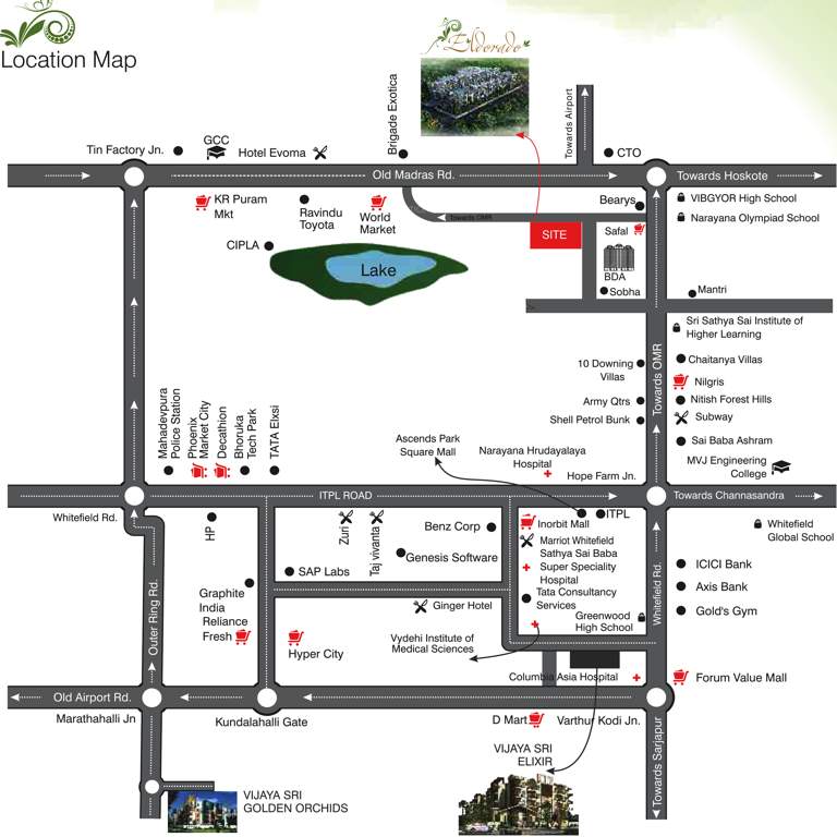  eldorado Images for Location Plan of VijayaSri Eldorado