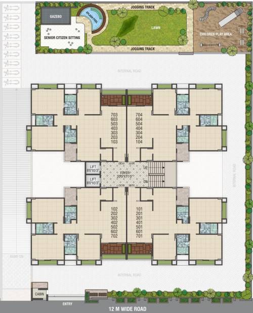 Images for Layout Plan of Optimize Infracon Elegance