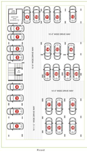 hanuma-construction neeladri-heights Neeladri Heights Cluster Plan for Stilt Floor