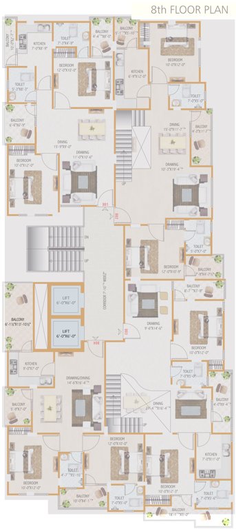 Images for Cluster Plan of Apeksha Festiva