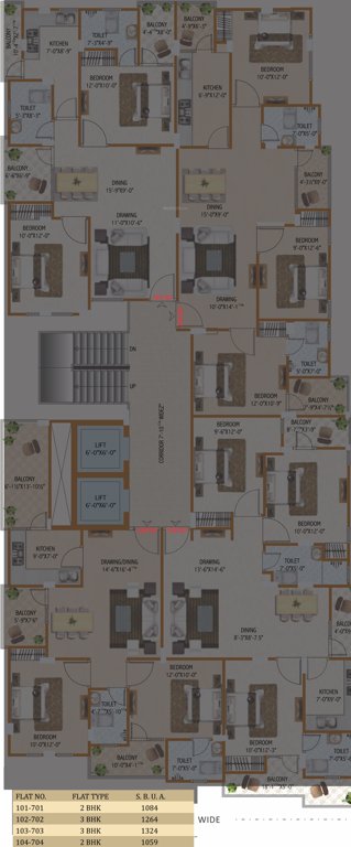 Images for Cluster Plan of Apeksha Festiva