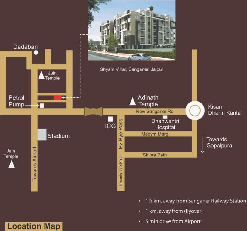  affluence Images for Location Plan of Virasat Affluence