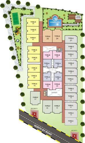  serenity Images for Layout Plan of Balaji Serenity