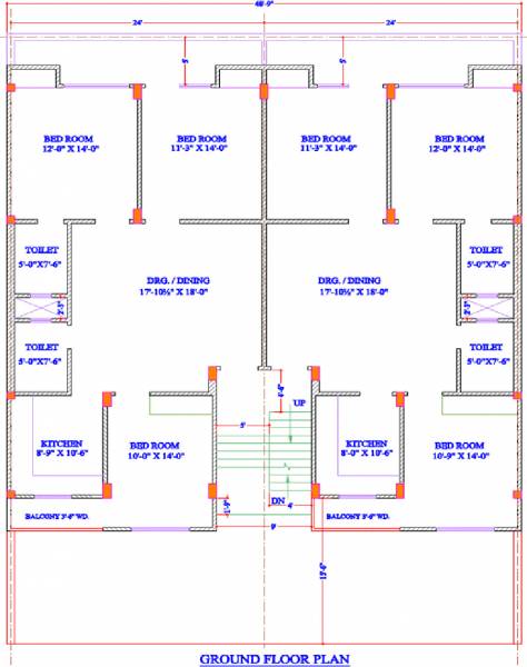 Amber Cluster Plan for Ground Floor landmark-builder amber Amber Cluster Plan for Ground Floor