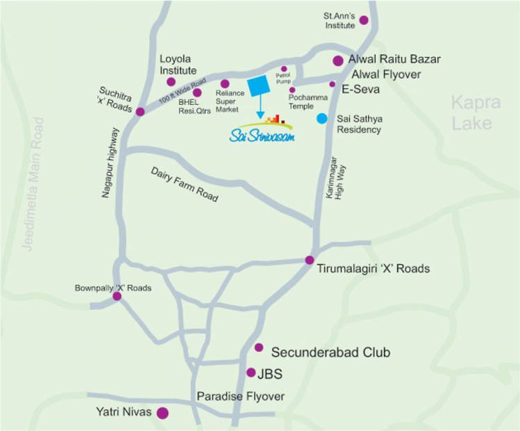  sai-srinivasam Images for Location Plan of Mahalaxmi Sai Srinivasam