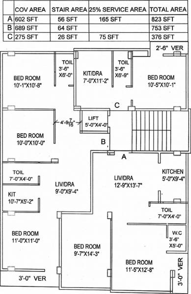 jinia-developers santi-bhavan Santi Bhavan Cluster Plan for 2nd Floor