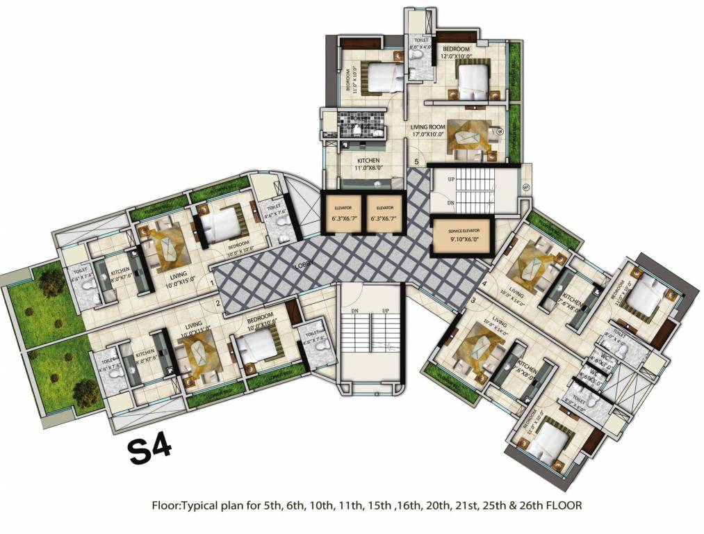 Images for Cluster Plan of Ram Pushpanjali Residency Phase III