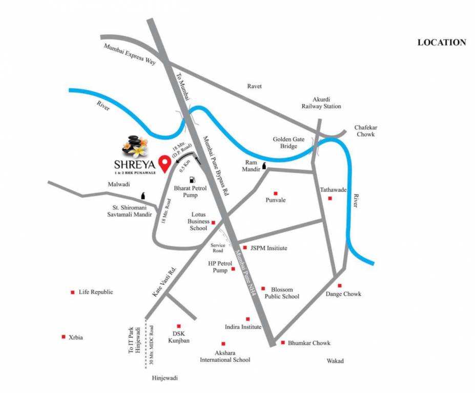 shreya Location Plan