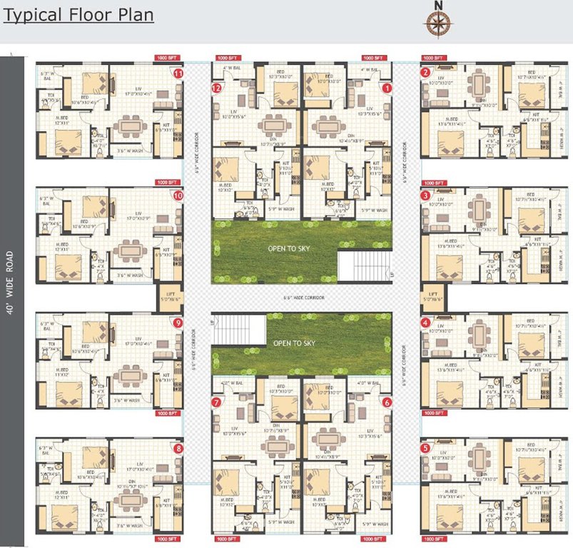 Images for Cluster Plan of Sri Residency
