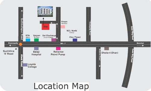  residency Images for Location Plan of Sri Residency