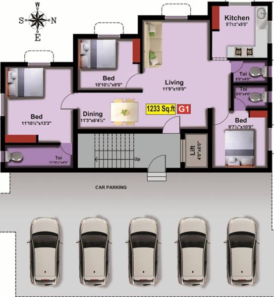 Images for Cluster Plan of VGK Prime Rose Images for Cluster Plan of VGK Prime Rose