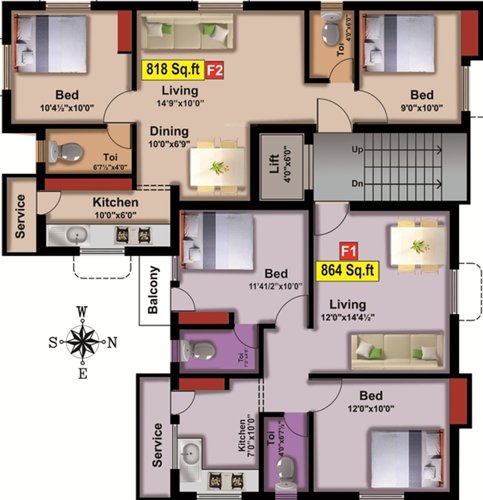 Images for Cluster Plan of VGK Prime Rose Images for Cluster Plan of VGK Prime Rose