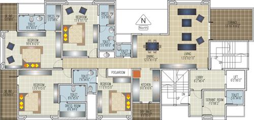 Images for Cluster Plan of Mittal Sun Solitare Images for Cluster Plan of Mittal Sun Solitare