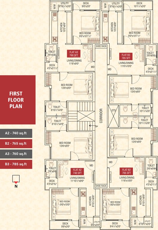 Images for Cluster Plan of Oyester Sakunthalavanam