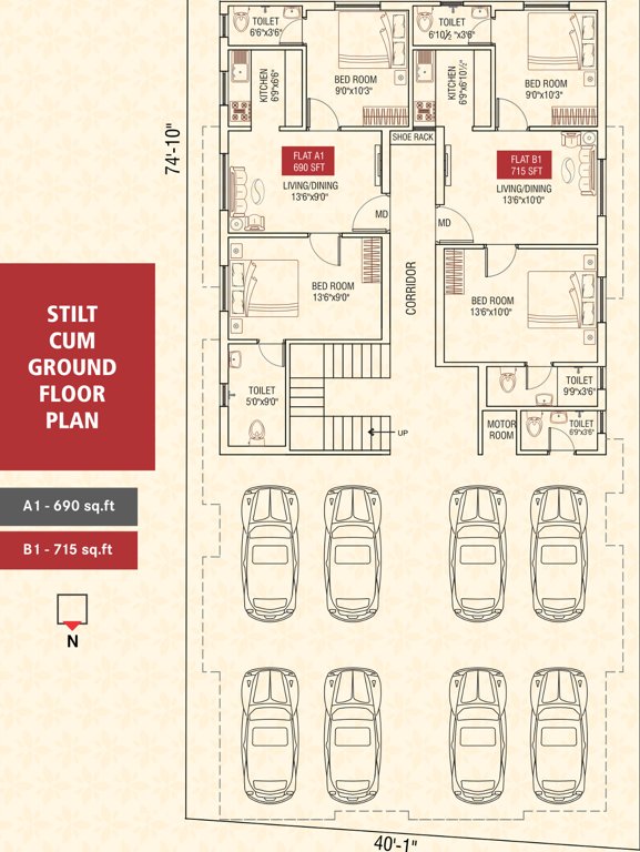 Images for Cluster Plan of Oyester Sakunthalavanam