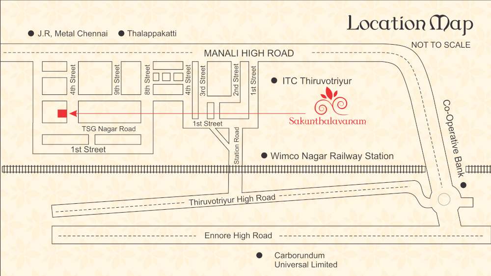  sakunthalavanam Location Plan