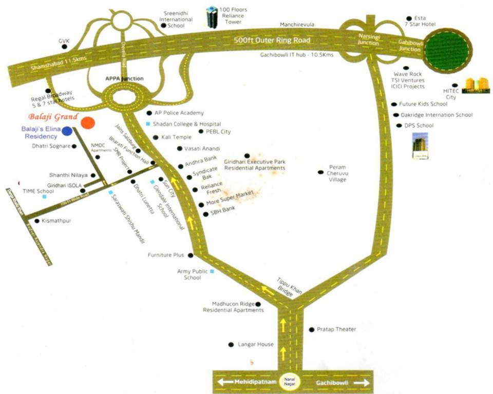 Images for Location Plan of Balaji Elina Residency