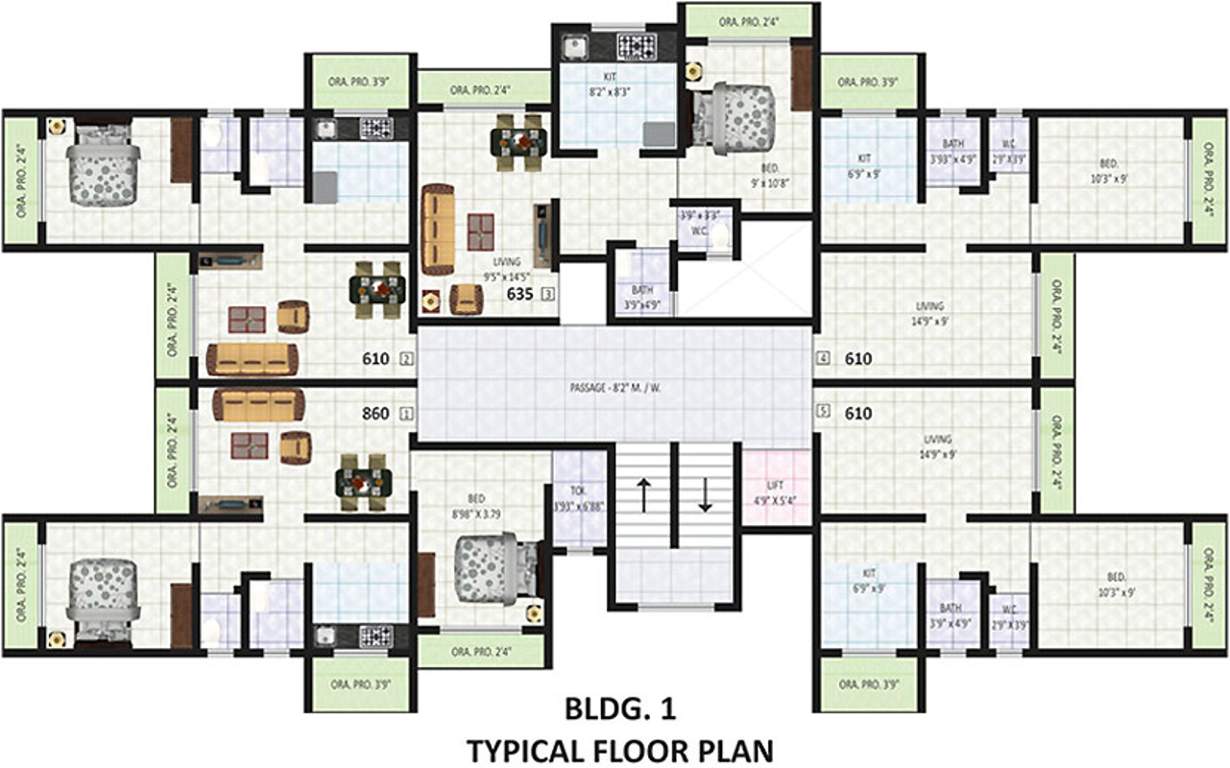 Images for Cluster Plan of Padmanabh P Apte Heights