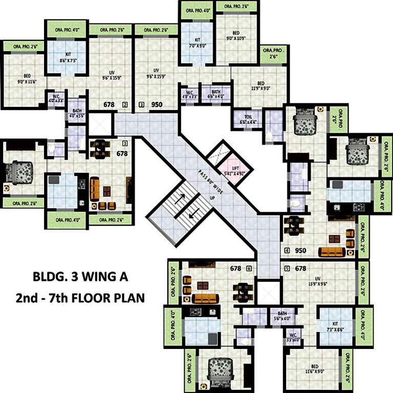Images for Cluster Plan of Padmanabh P Apte Heights