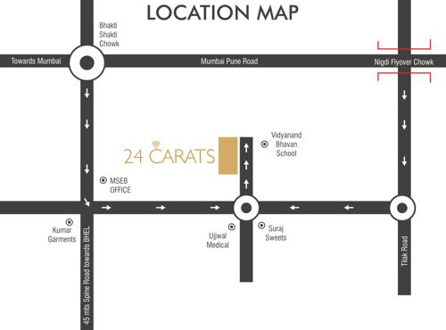  24-carats Images for Location Plan of Mittal 24 Carats