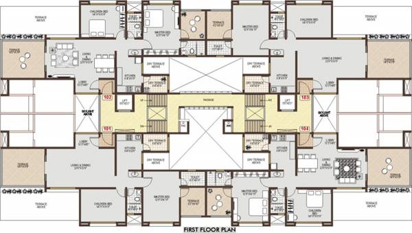 Images for Cluster Plan of Happy 9 Ramnagar