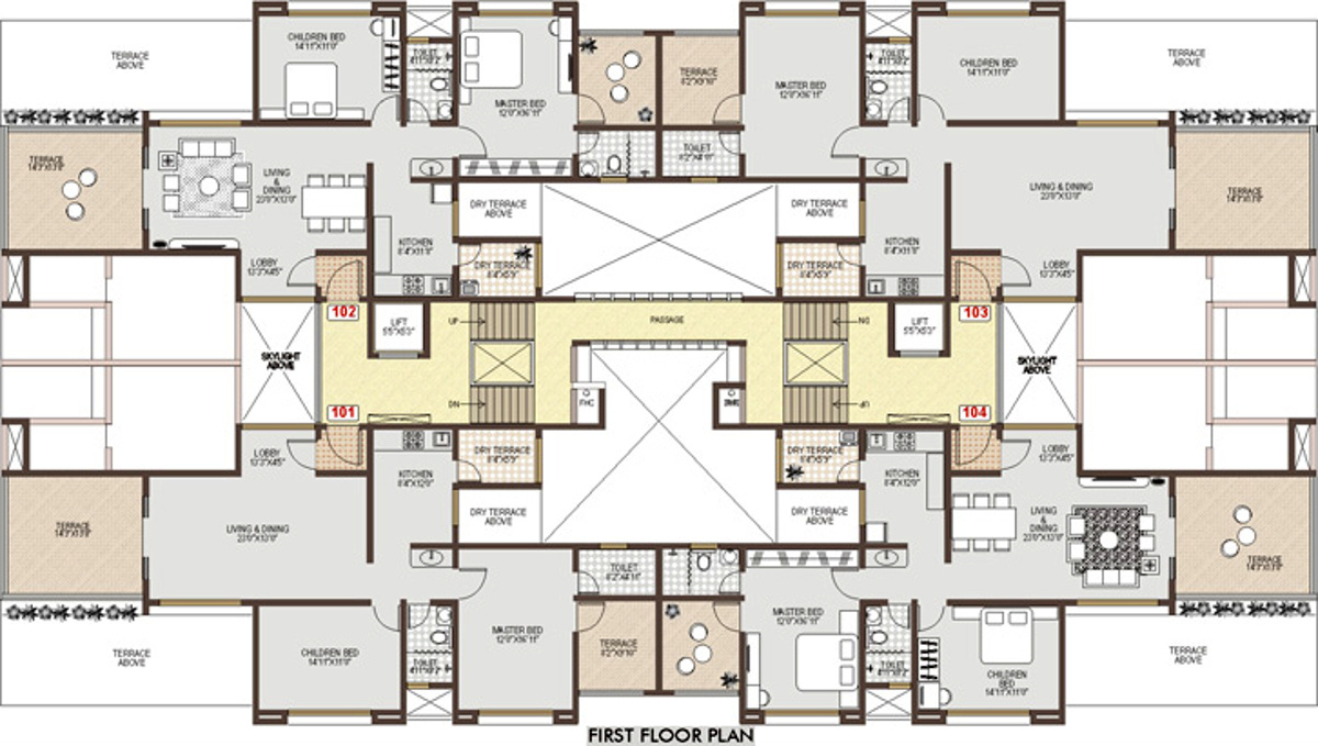 Images for Cluster Plan of Happy 9 Ramnagar