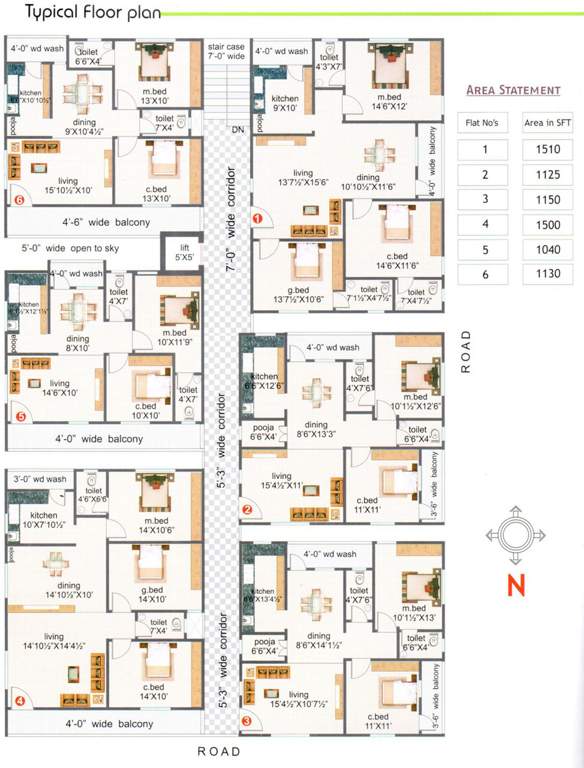 Images for Cluster Plan of KSR Sai Akhil Habitat