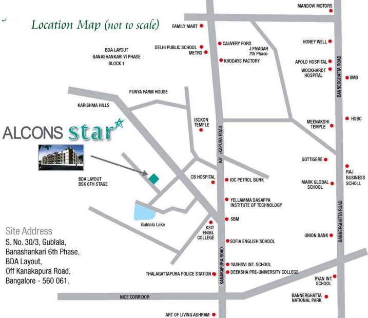  star Images for Location Plan of Alcons Star