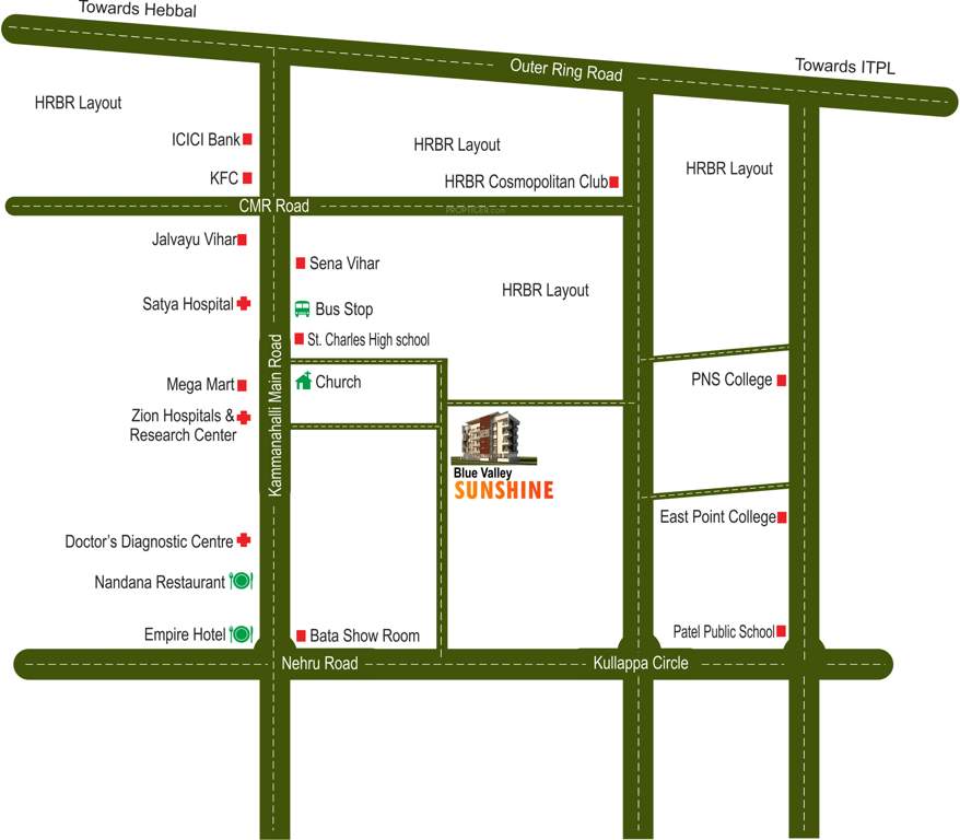 sunshine Images for Location Plan of Blue Sunshine