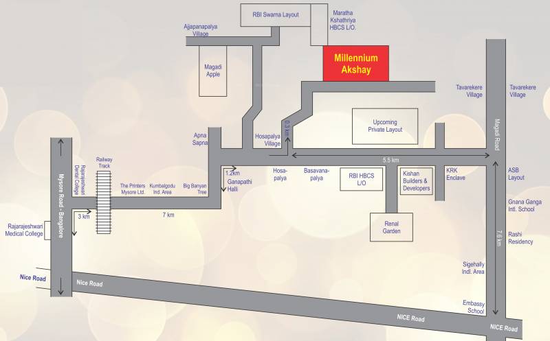 Images for Location Plan of Millennium Akshay