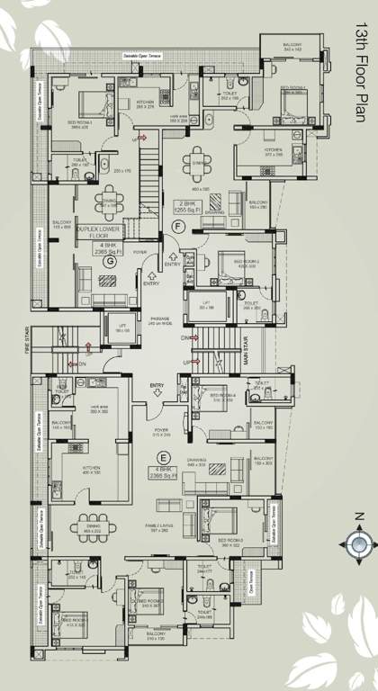 Images for Cluster Plan of ABAD Golden Oak